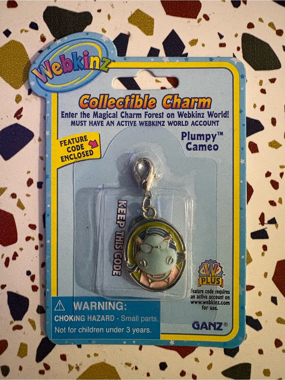 NWT Webkinz Plumpy Cameo Collectible Charm